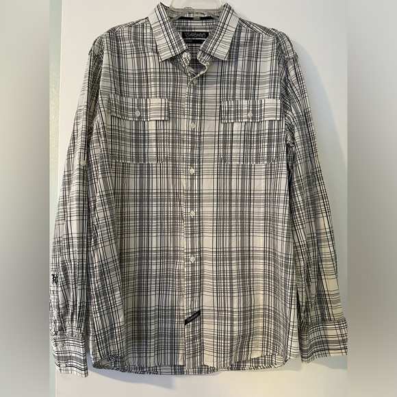 Men’s Button Down Long Sleeve Shirt - Picture 4 of 4